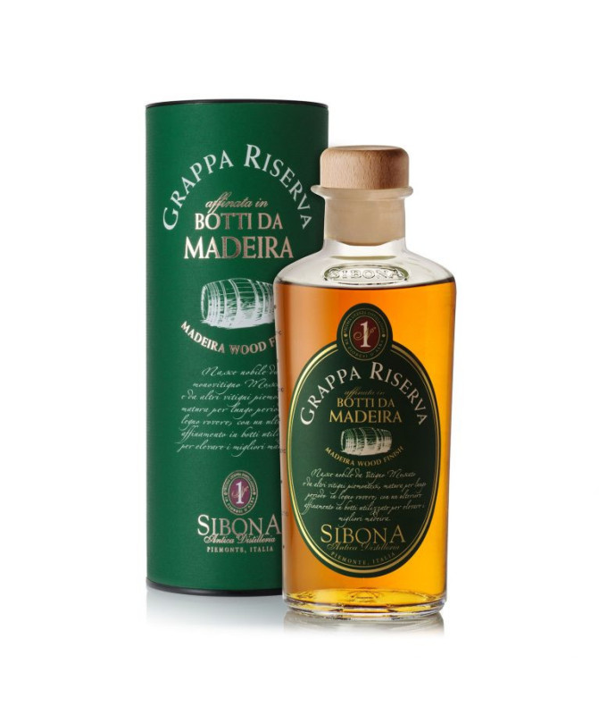 SIBONA - GRAPPA RISERVA IN BOTTI DA MADEIRA - 50cl SIBONA - GRAPPA RISERVA IN BOTTI DA MADEIRA - 50cl