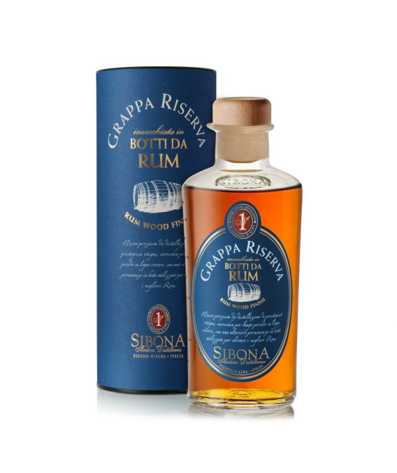 SIBONA - GRAPPA RISERVA IN BOTTI DA RUM - 50cl