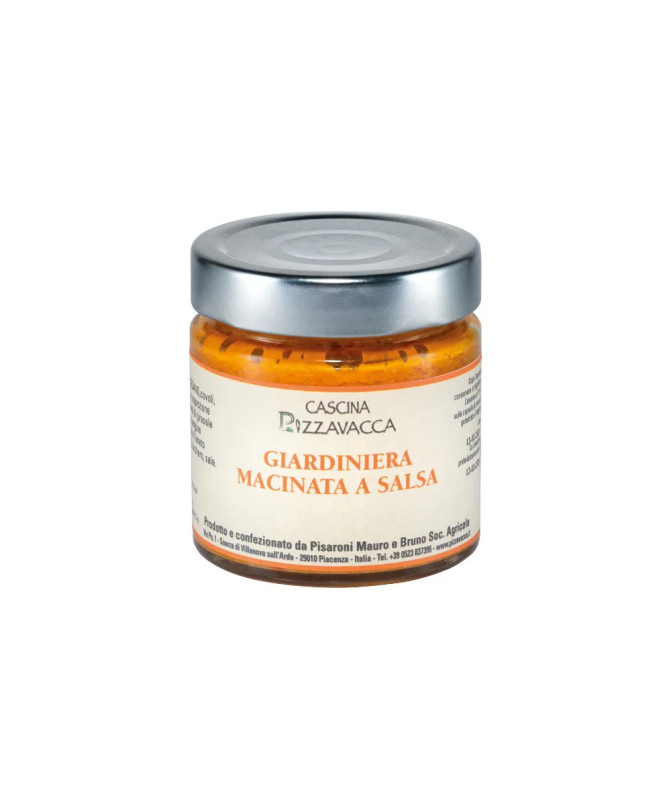 GIARDINIERA MACINATA A SALSA - 210gr - PIZZAVACCA GIARDINIERA MACINATA A SALSA - 210gr - PIZZAVACCA