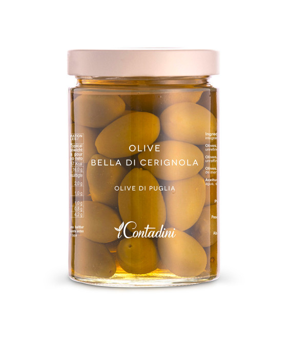 OLIVE BELLA CERIGNOLA - 550gr - I CONTADINI