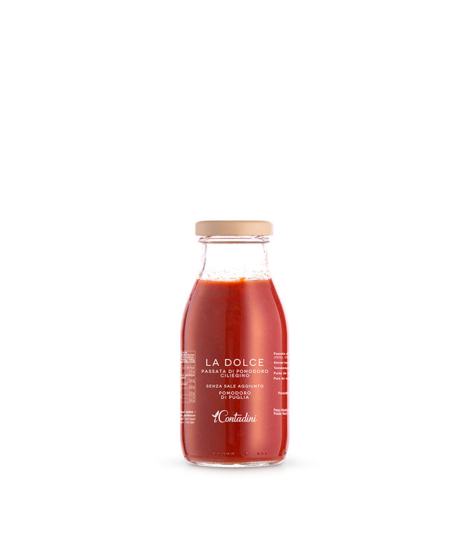 PASSATA DI POMODORO CILIEGINO - 250gr - I CONTADINI PASSATA DI POMODORO CILIEGINO - 250gr - I CONTADINI
