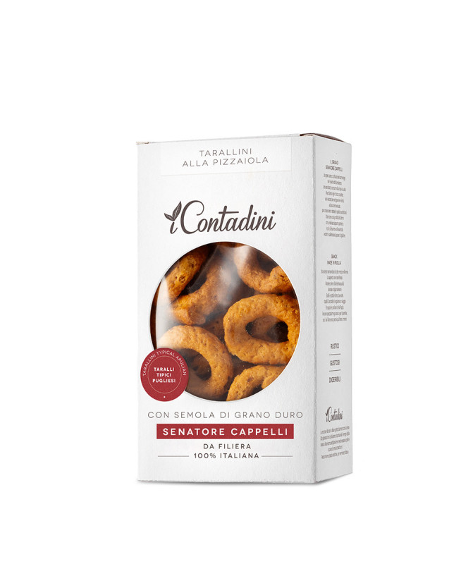 TARALLINI ALLA PIZZAIOLA - 250gr - I CONTADINI TARALLINI ALLA PIZZAIOLA - 250gr - I CONTADINI