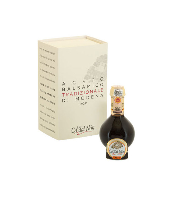 ACETO BALSAMICO TRADIZIONALE DI MODENA – DOP INVECCHIATO MINIMO 12 ANNI - LA CA DEL NON