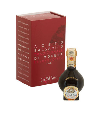 ACETO BALSAMICO TRADIZIONALE DI MODENA – DOP EXTRA VECCHIO INVECCHIATO MINIMO 25 ANNI - LA CA DEL NON