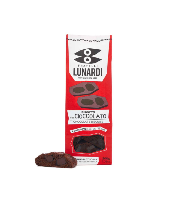 BISCOTTI CON CIOCCOLATO - 200g - FRATELLI LUNARDI