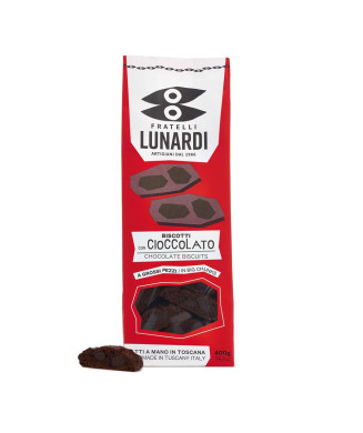 BISCOTTI CON CIOCCOLATO - 400g - FRATELLI LUNARDI