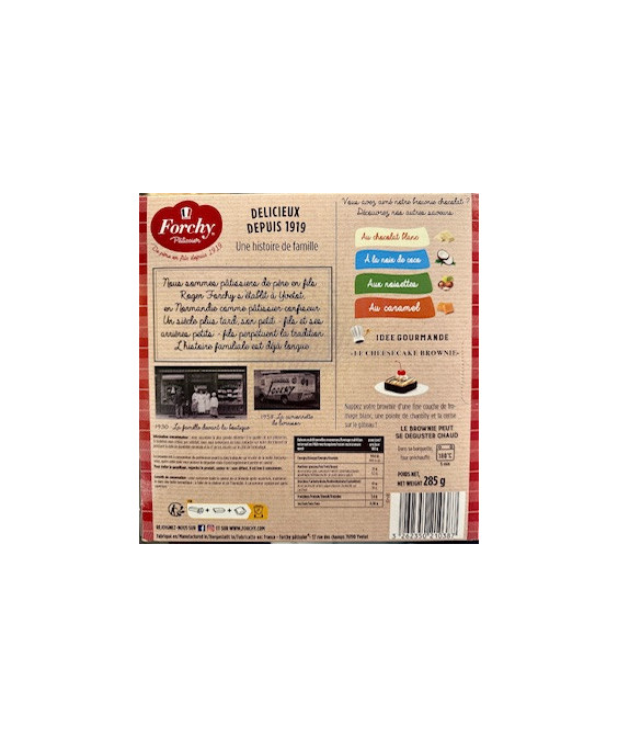 LE BROWNIE - 285gr - FORCHY PATISSIER