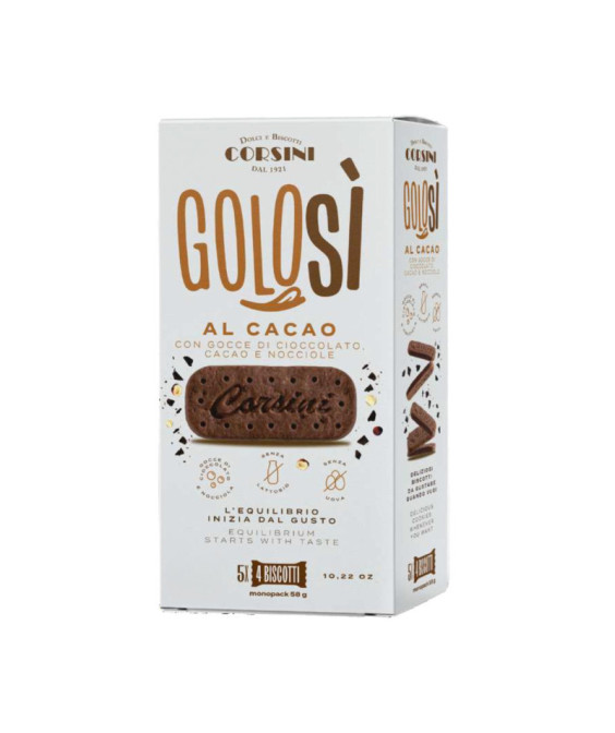 GOLOSI'  AL CACAO - 300gr - CORSINI