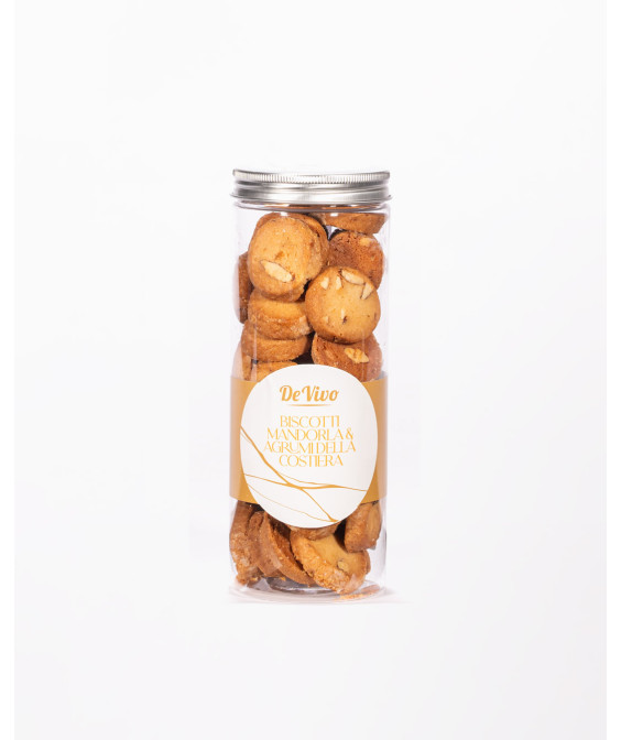 BISCOTTI MANDORLA E AGRUMI DELLA COSTIERA - 200gr - DE VIVO