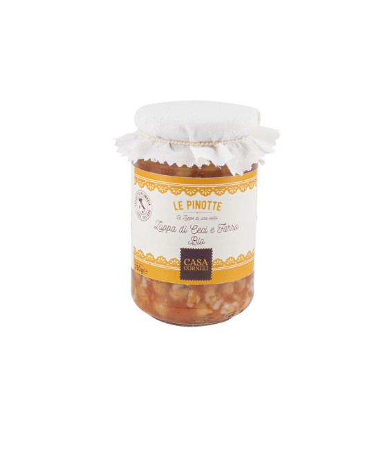 ZUPPA DI CECI E FARRO BIO - 350gr - LE PINOTTE DI CASA CORNELI