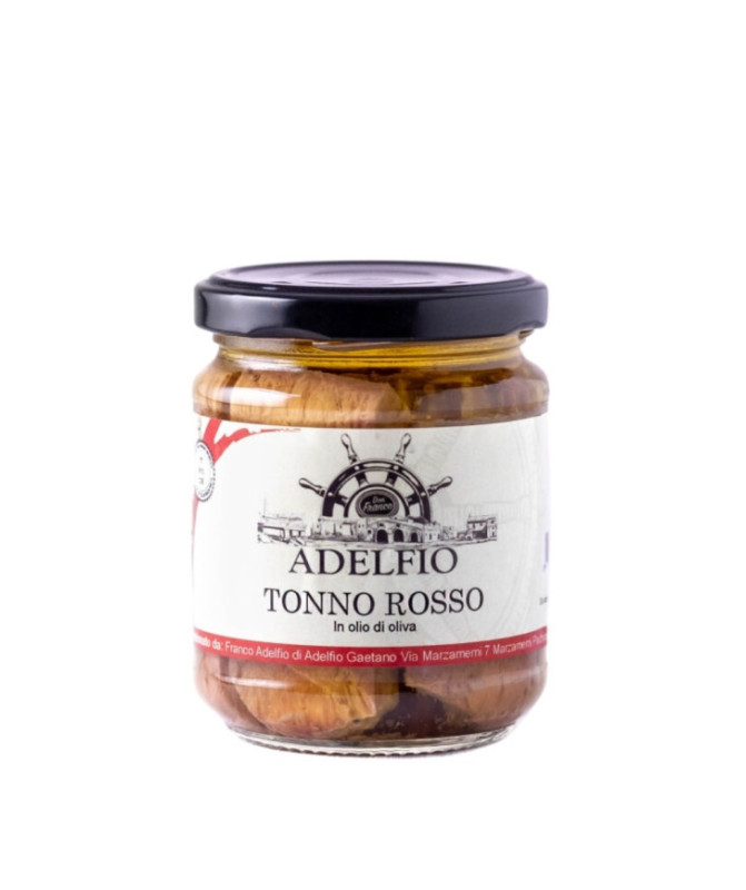 TONNO ROSSO IN OLIO D'OLIVA - 100gr - ADELFIO TONNO ROSSO IN OLIO D'OLIVA - 100gr - ADELFIO