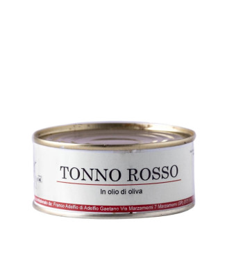 TONNO ROSSO IN OLIO D'OLIVA - 160gr - ADELFIO
