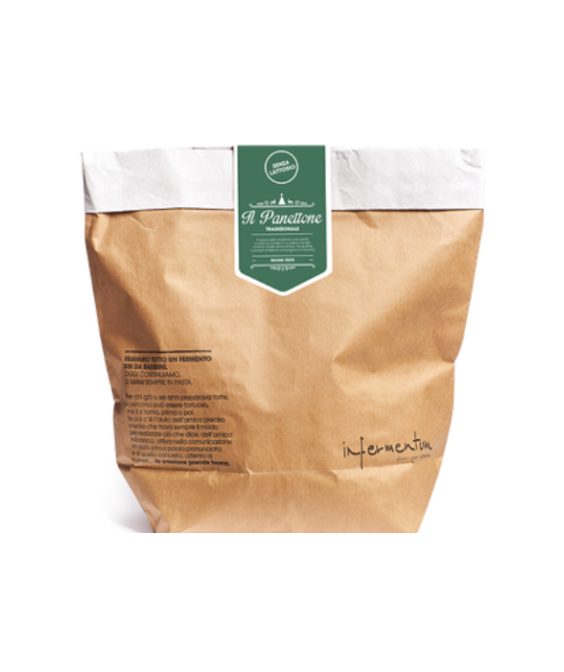 PANETTONE TRADIZIONALE SENZA LATTOSIO - 1000gr - INFERMENTUM