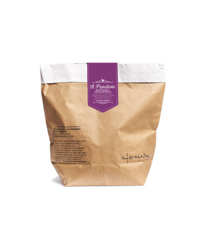 PANETTONE AI FRUTTI DI BOSCO - 1000gr - INFERMENTUM PANETTONE AI FRUTTI DI BOSCO - 1000gr - INFERMENTUM