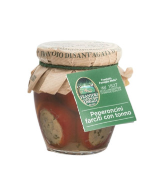 PEPERONI RIPIENI AL TONNO - 180gr - FRANTOIO SANT'AGATA D'ONEGLIA