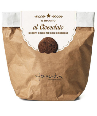 BISCOTTO AL CIOCCOLATO - 160gr - INFERMENTUM