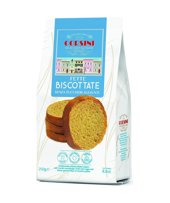 FETTE BISCOTTATE SENZA ZUCCHERI - 250gr - CORSINI