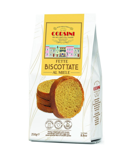 FETTE BISCOTTATE AL MIELE - 250gr - CORSINI
