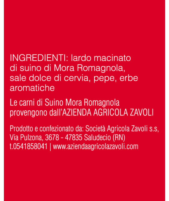 SOCCIA CHE CREMA DI LARDO 150gr