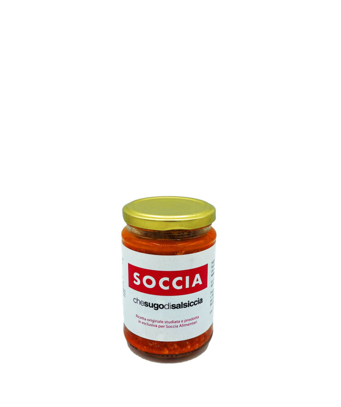 SOCCIA CHE SUGO DI SALSICCIA 280gr SOCCIA CHE SUGO DI SALSICCIA 280gr