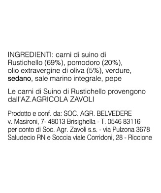 SOCCIA CHE SUGO DI SALSICCIA 280gr